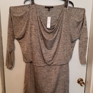 Open shoulder dress